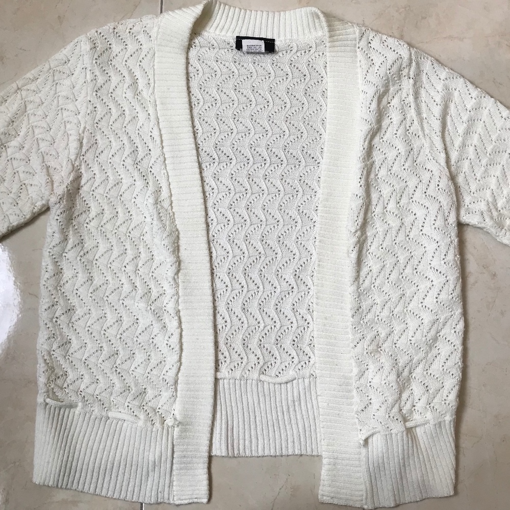 Fame Knit Works 3/4 Sleeve Shrug